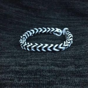 Black and white fish bowl bracelet